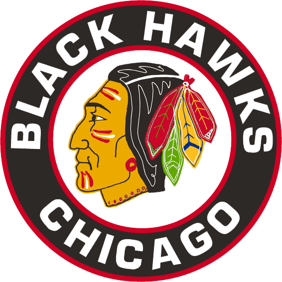 Chicago Blackhawks 1955 56-1956 57 Primary Logo iron on paper